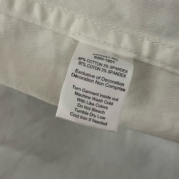 ATM Frayed Zip-Front Cargo Field Jacket w/ Stowaway Hood White Women’s Small - Picture 10 of 14